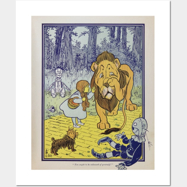 The Cowardly Lion Wall Art by babydollchic